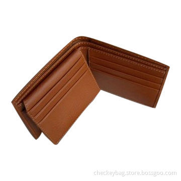 Men's PU Wallet, Silkscreen and Embossed Logo